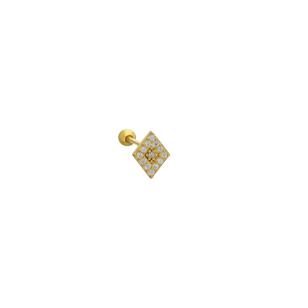MUTTY ZIRKONIA PIERCING - 925 SILBER