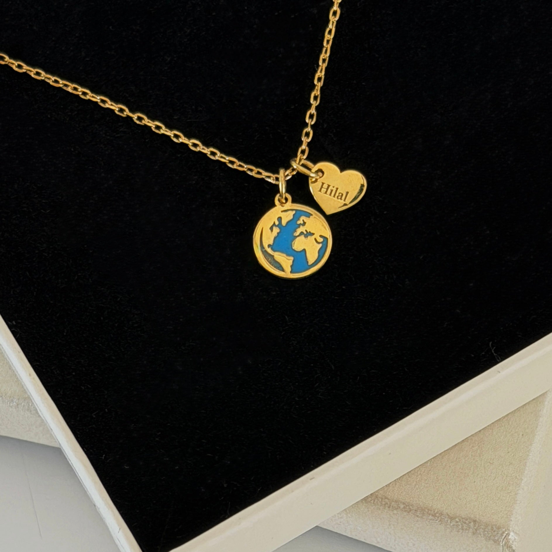 MEIN WELT HALSKETTE | 925 SILBER