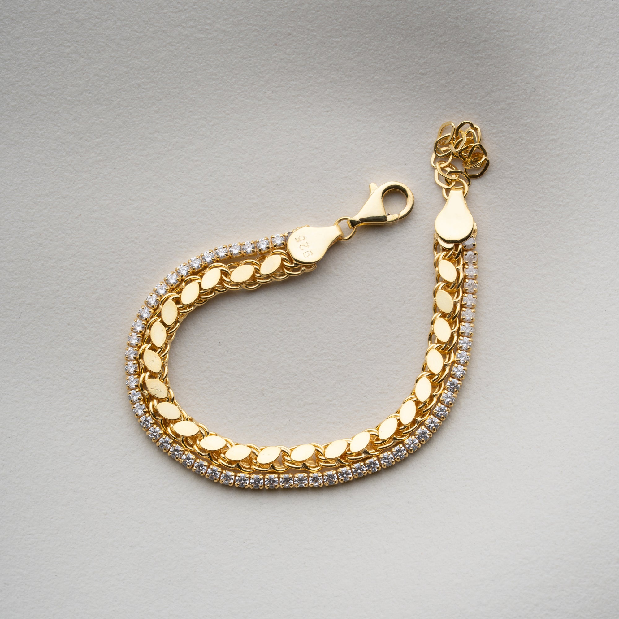 GERSTEN X ICED OUT ARMBAND | 925 SILBER