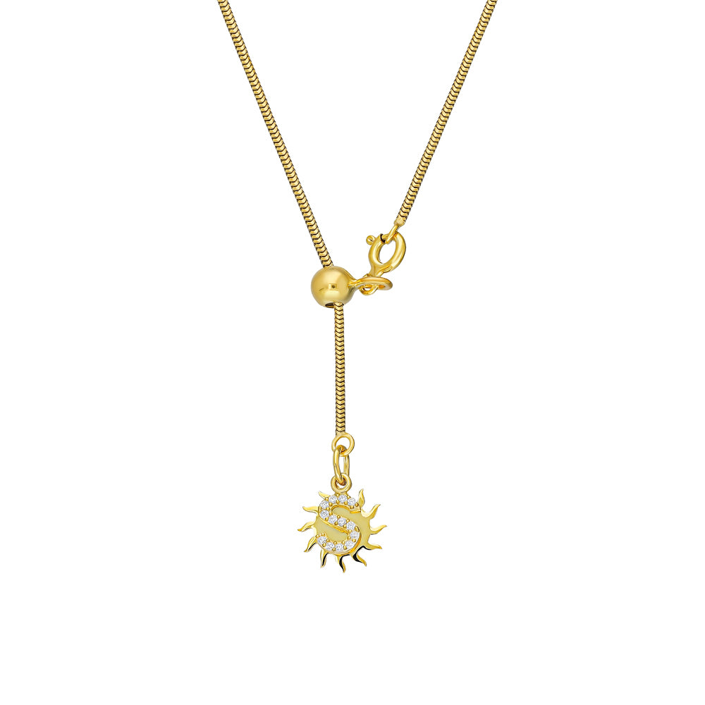 INITIALEN SUN Y NECKLACE - 925 SILBER