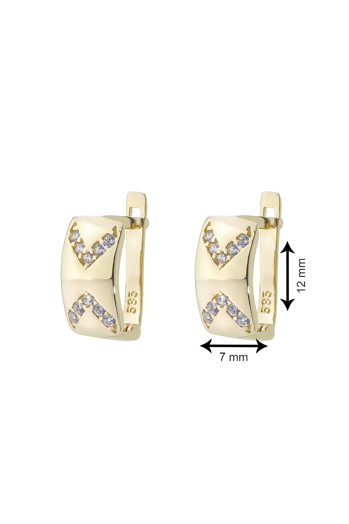 ELEGANT OHRRINGE | 14K GOLD