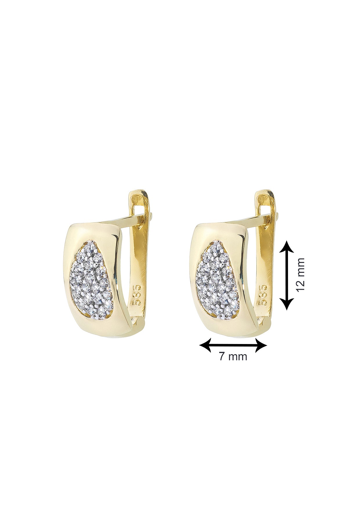 TROPFENMUSTER OHRRINGE | 14K GOLD