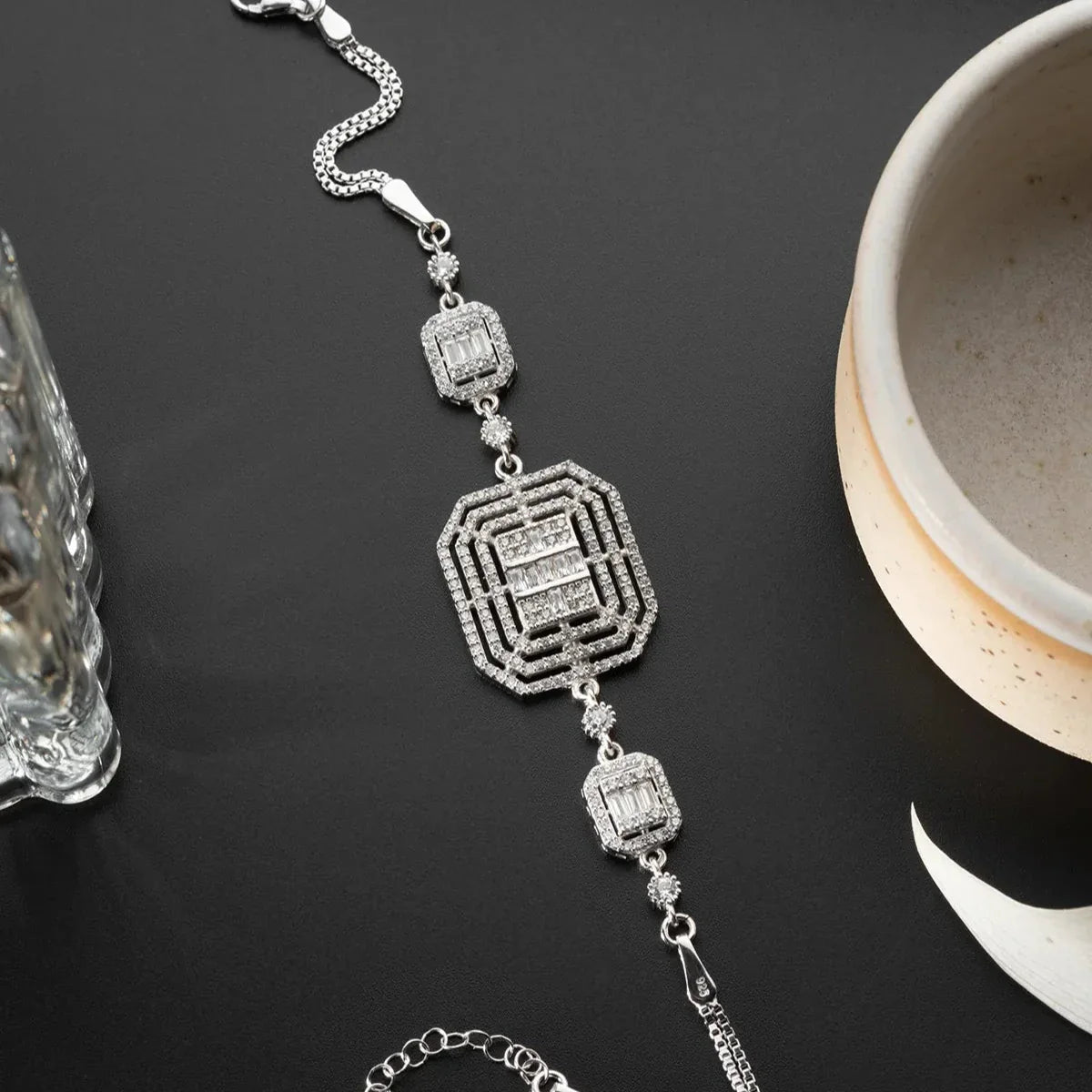 VOLUMEN BAGUETTE ARMBAND | 925 SILBER