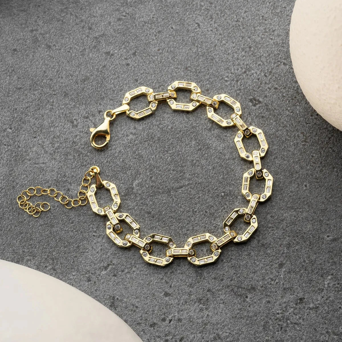 FINESSE STEIN ARMBAND | 925 SILBER