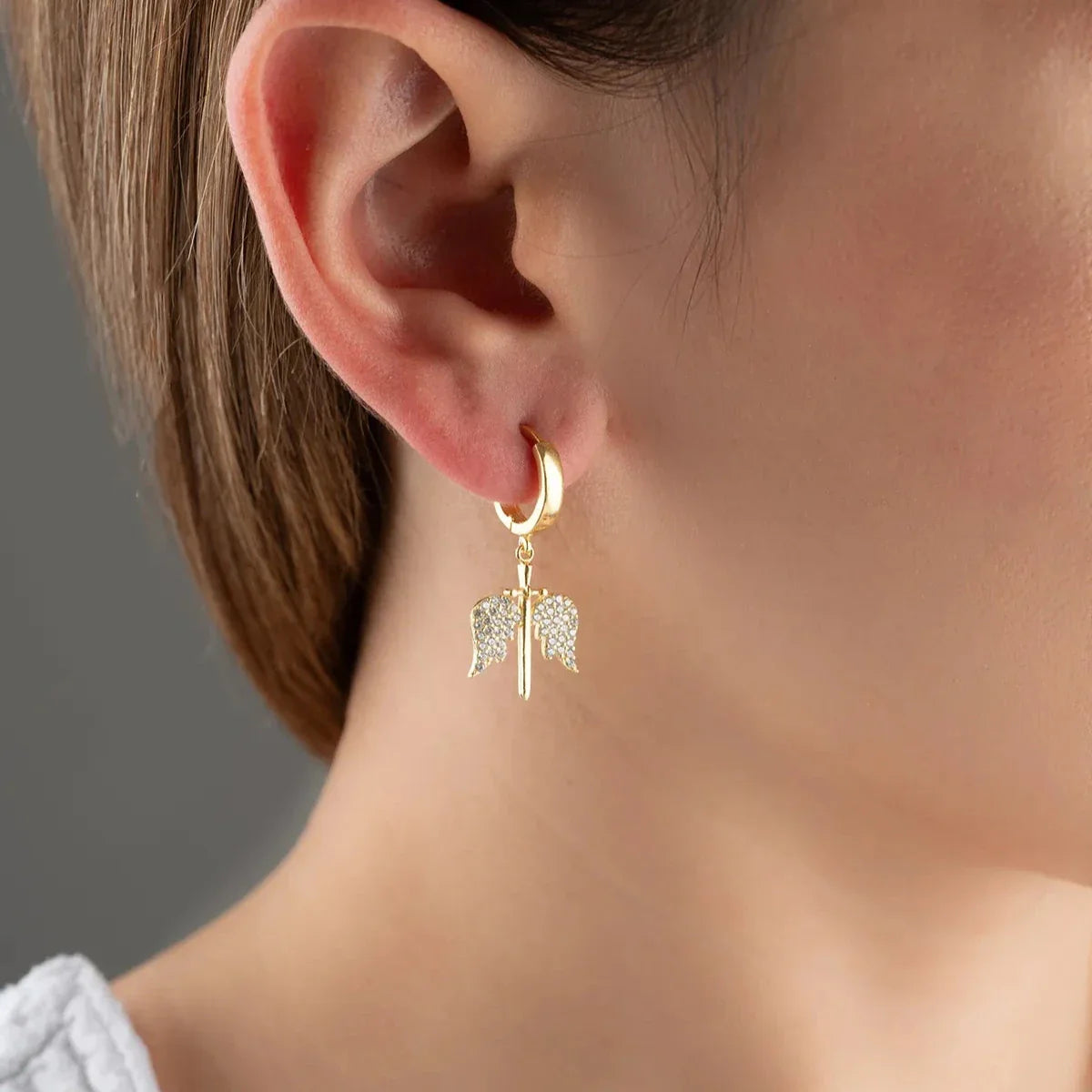 ENGELSFLÜGEL OHRRING | 925 SILBER