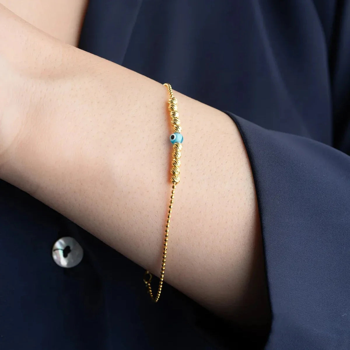 DORIKA EVIL EYE ARMBAND | 925 SILBER