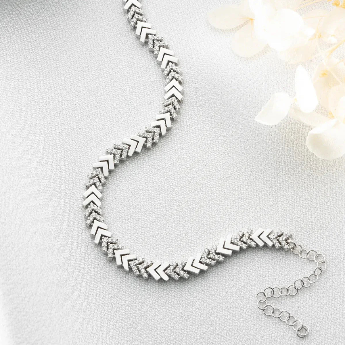 FISH TAIL ARMBAND | 925 SILBER