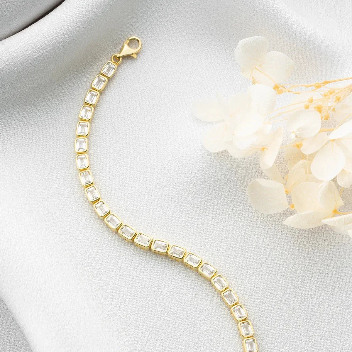 FULL ROW STEIN ARMBAND | 925 SILBER