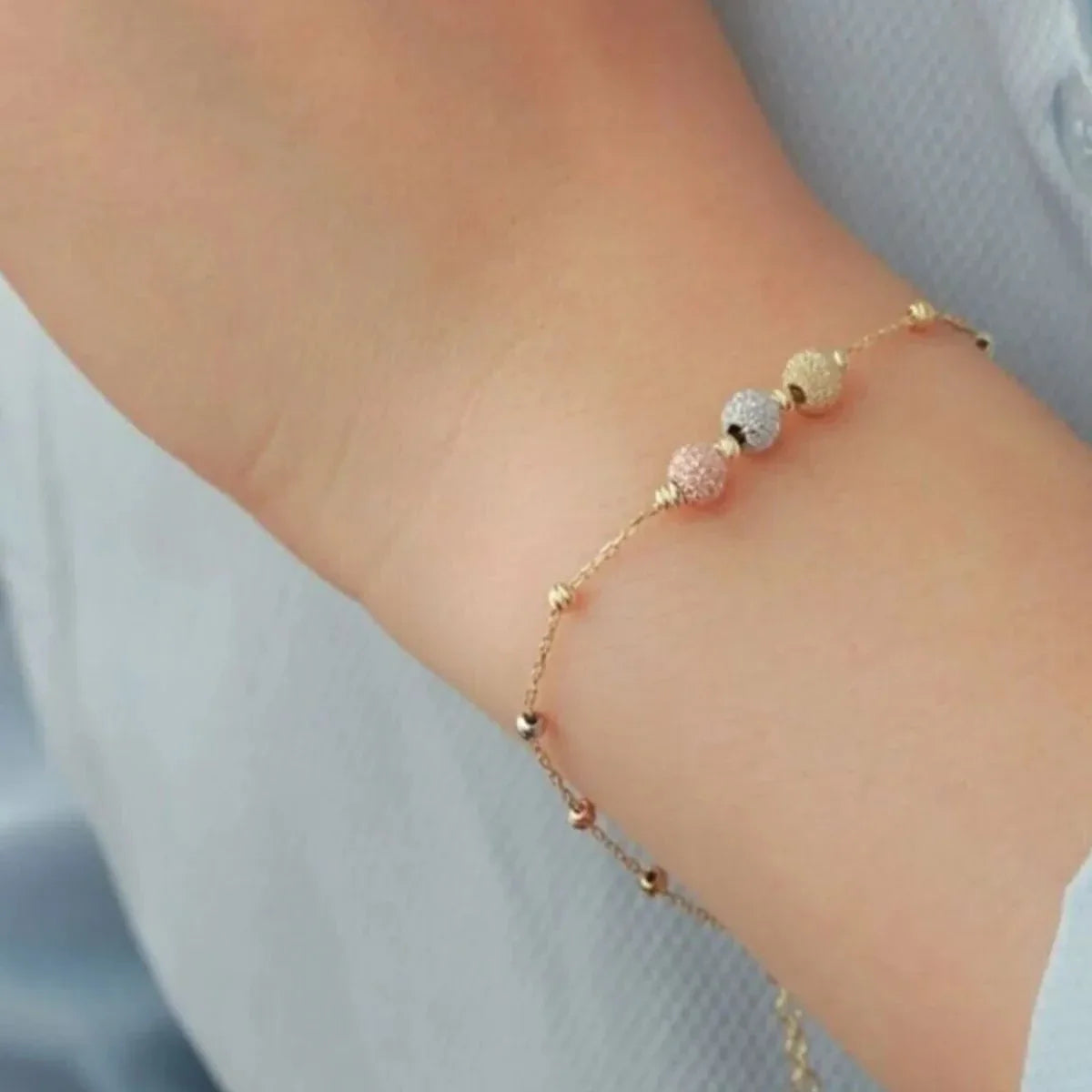 3 FARBEN DORIKA ARMBAND | 925 SILBER