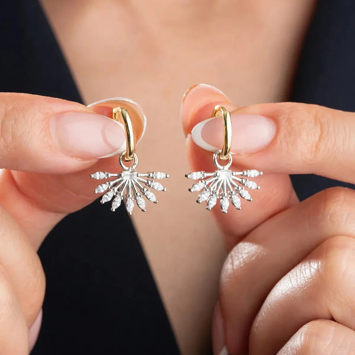 ZIRKONSTEIN SAN OHRRINGE | 925 SILBER