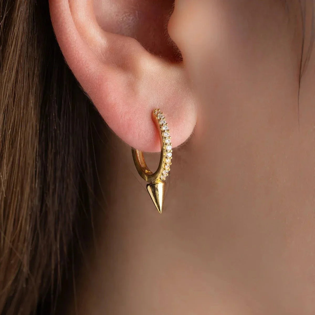 RING LEAD EARRINGS | 925 SILVER