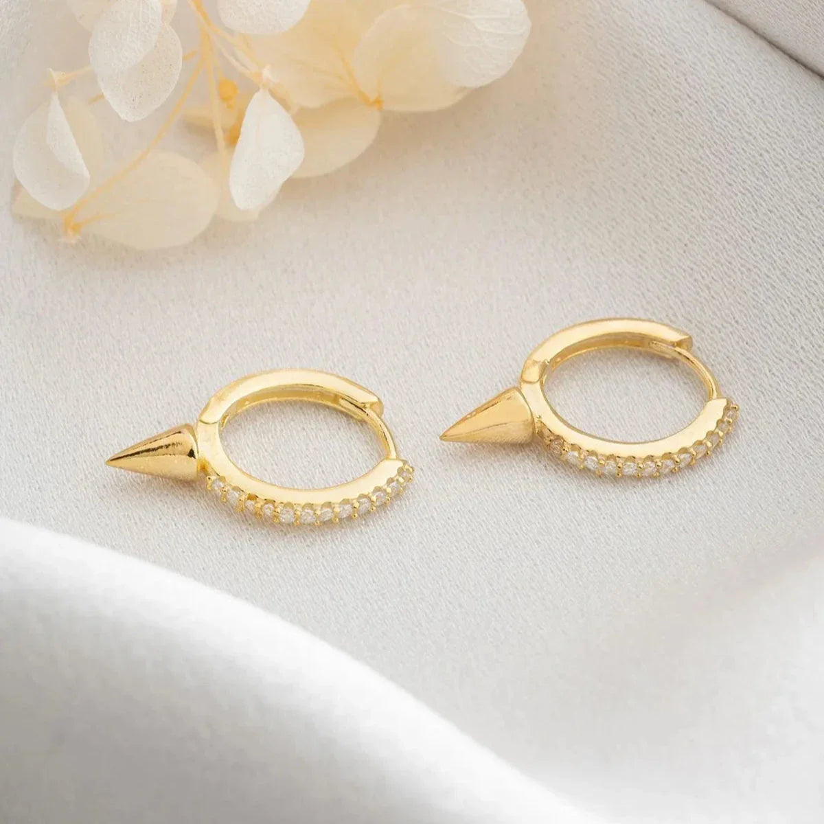 RING LEAD EARRINGS | 925 SILVER