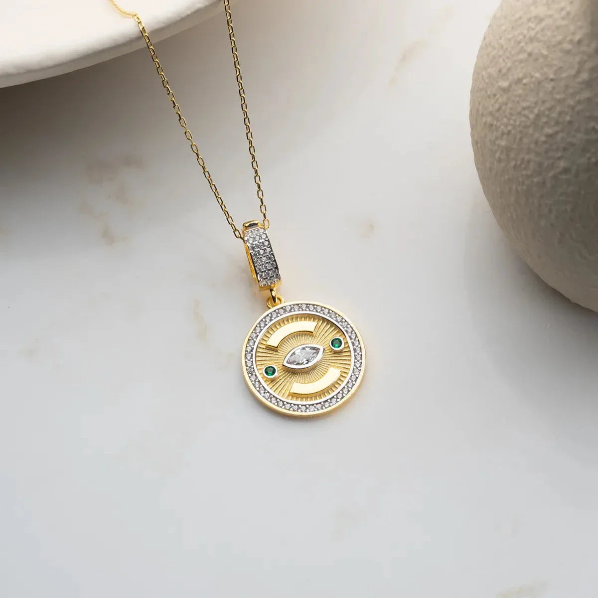 RUBY MOON HALSKETTE | 925 SILBER