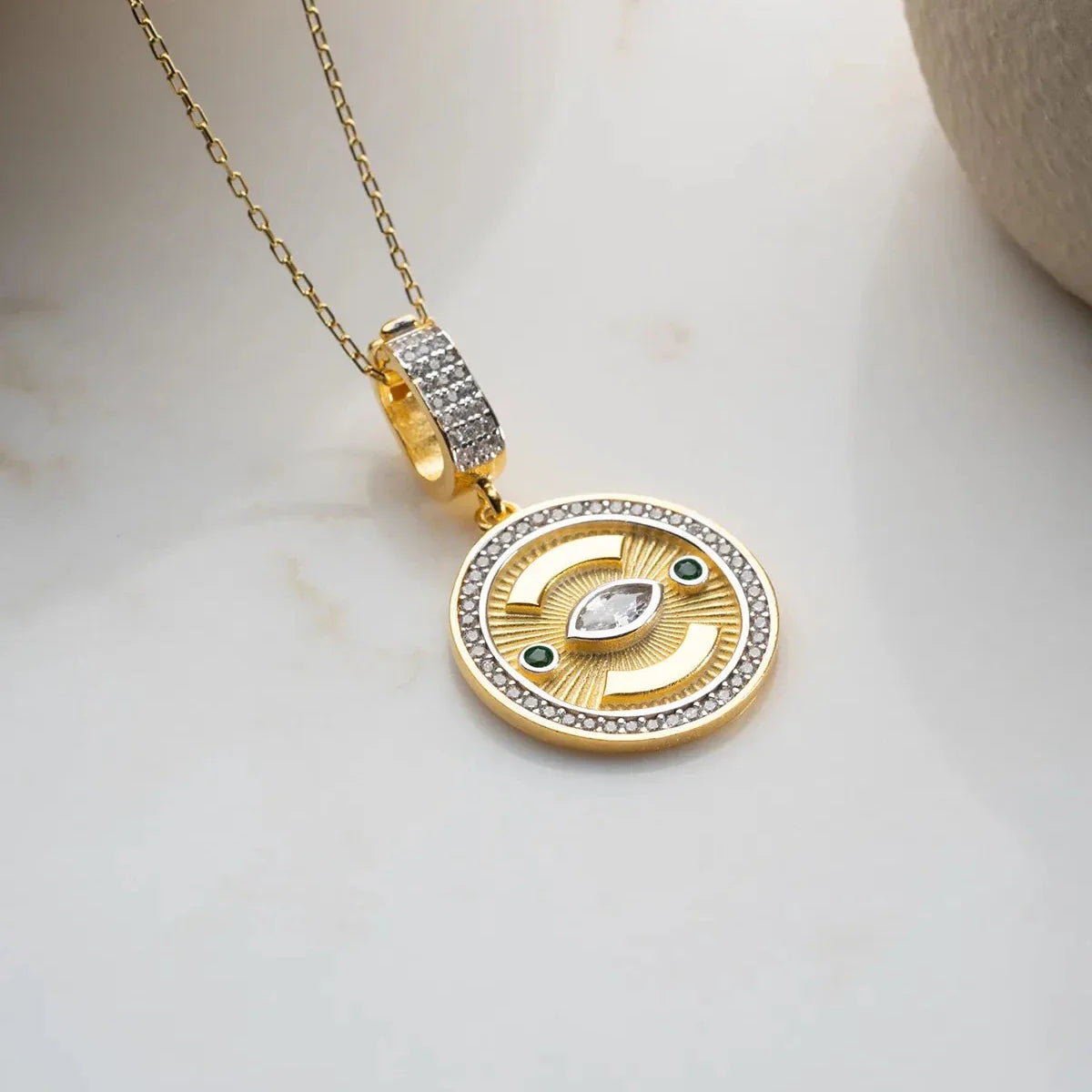 RUBY MOON HALSKETTE | 925 SILBER