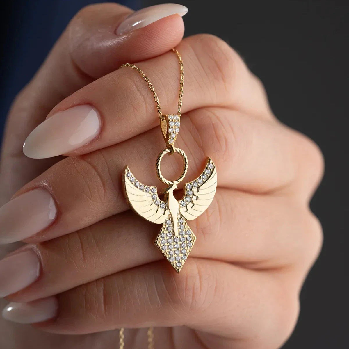 VOLUMEN ZÜMRÜDANKA HALSKETTE | 925 SILBER