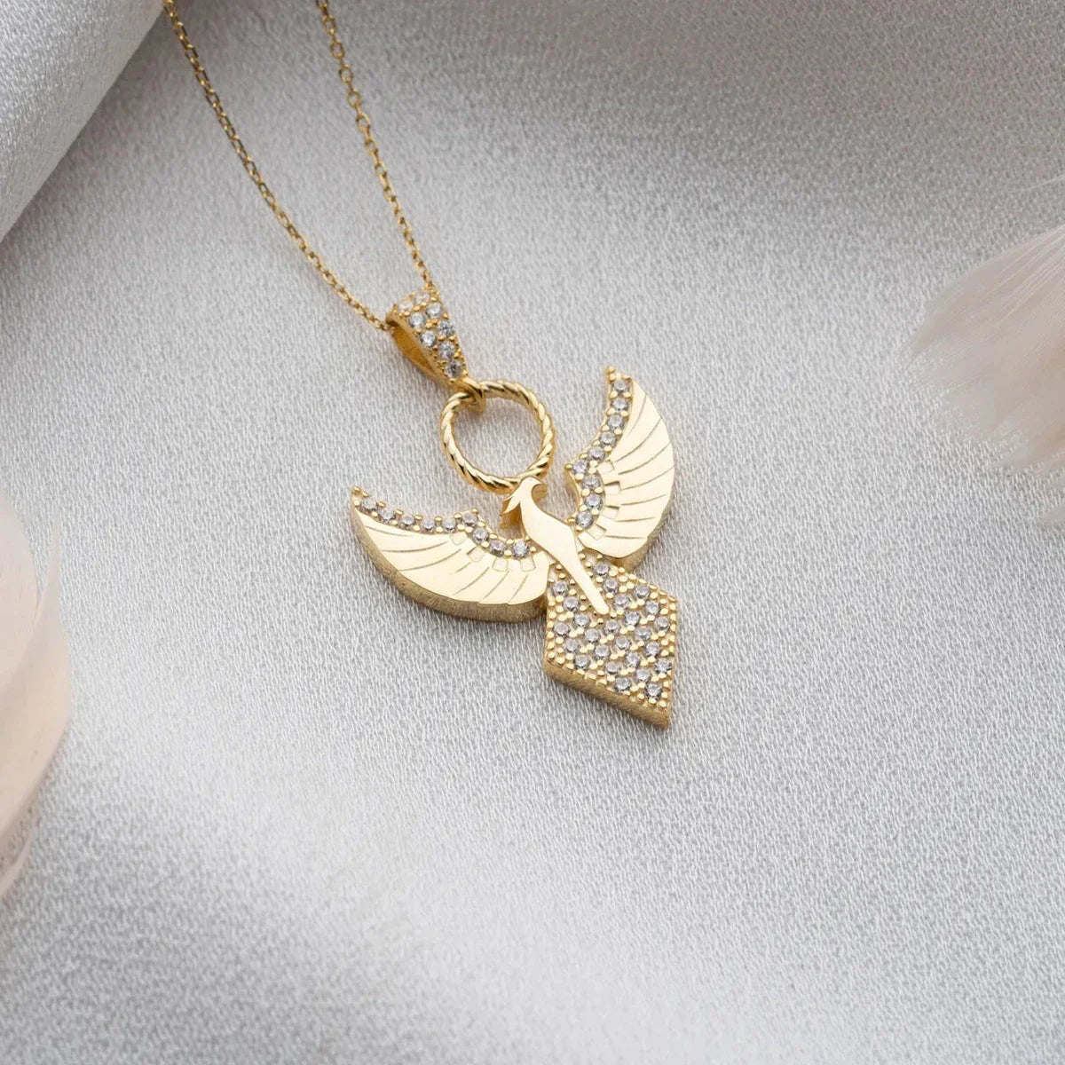 VOLUMEN ZÜMRÜDANKA HALSKETTE | 925 SILBER