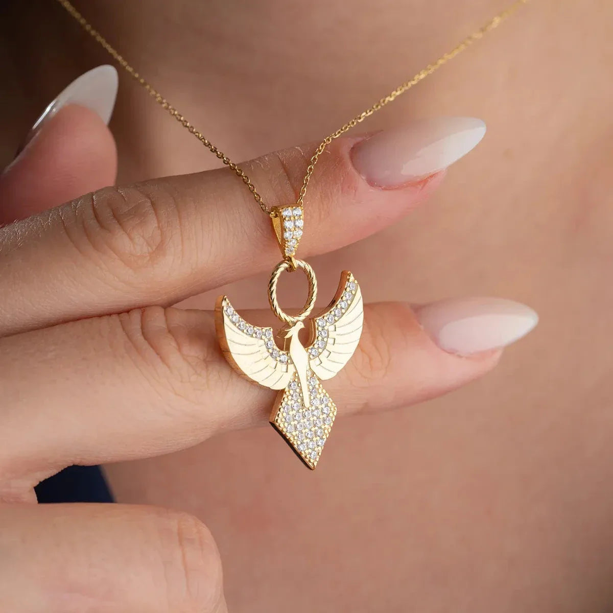 VOLUMEN ZÜMRÜDANKA HALSKETTE | 925 SILBER