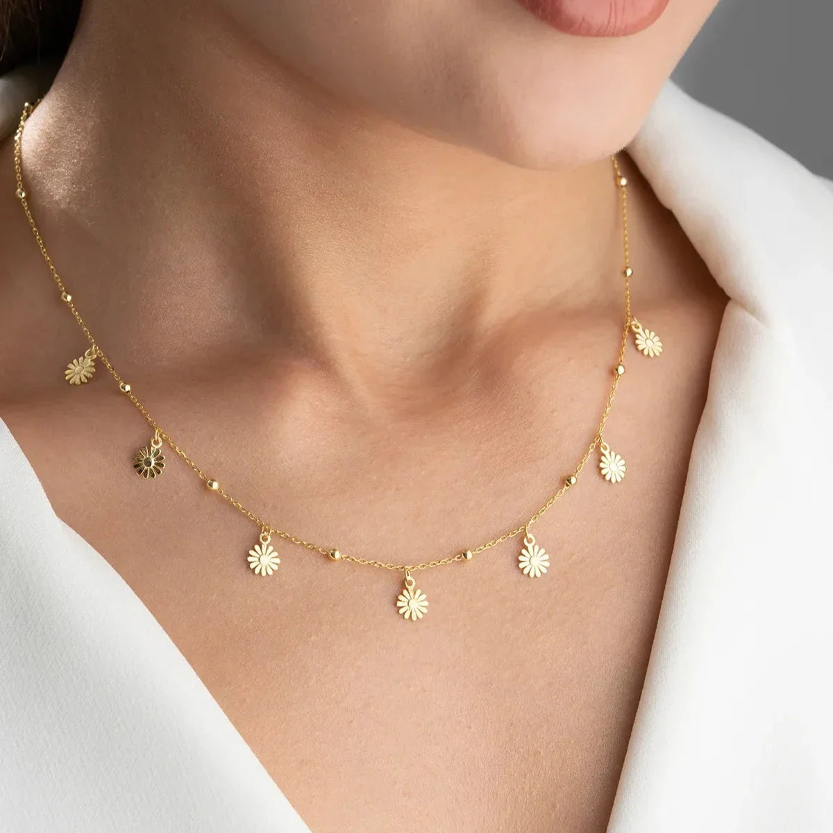 DAISY LUCK HALSKETTE | 925 SILBER