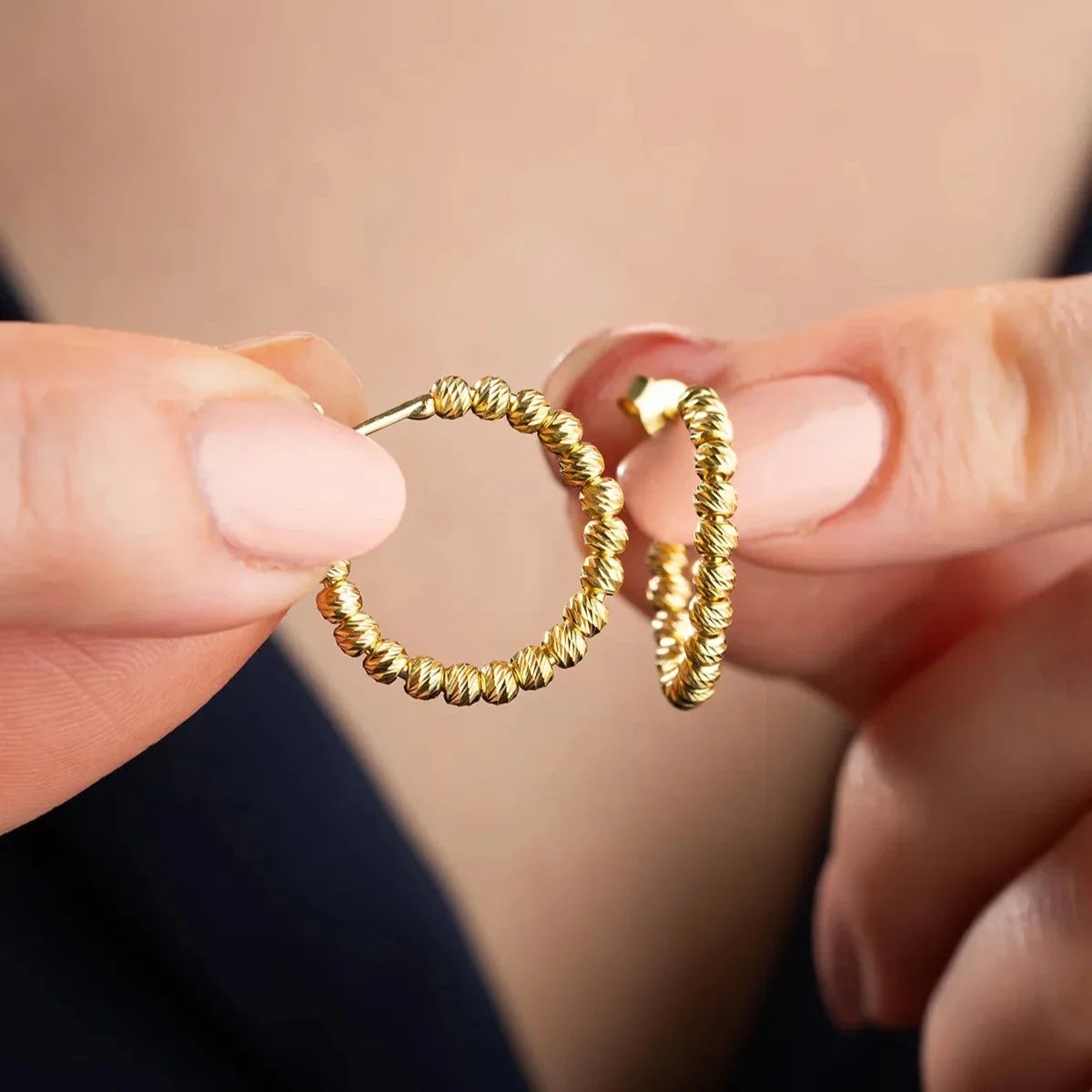 DORIKA SCHLICHTER OHRRING | 925 SILBER