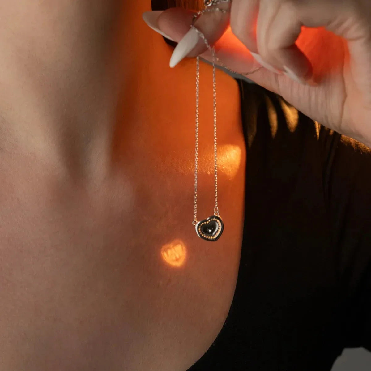 REFLEKTIERTE LIEBESKETTE | 925 SILBER