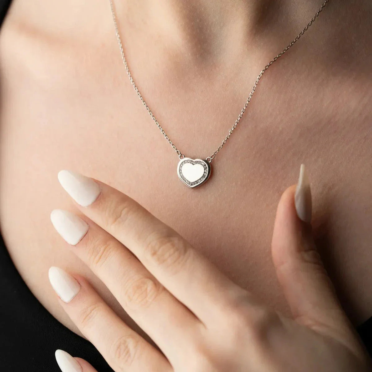 REFLEKTIERTE LIEBESKETTE | 925 SILBER