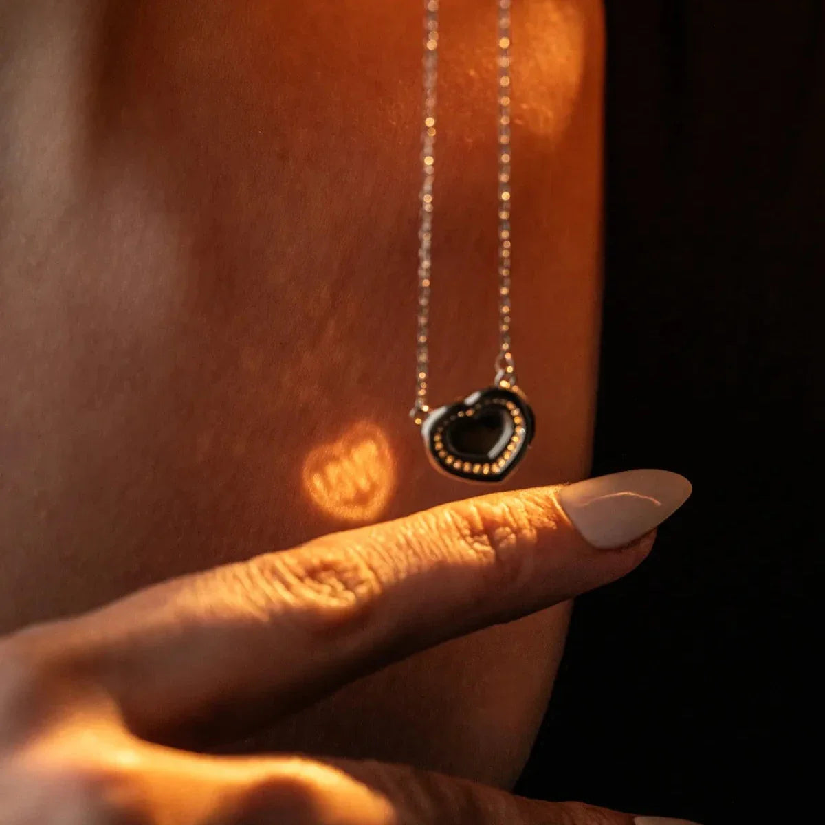 REFLEKTIERTE LIEBESKETTE | 925 SILBER