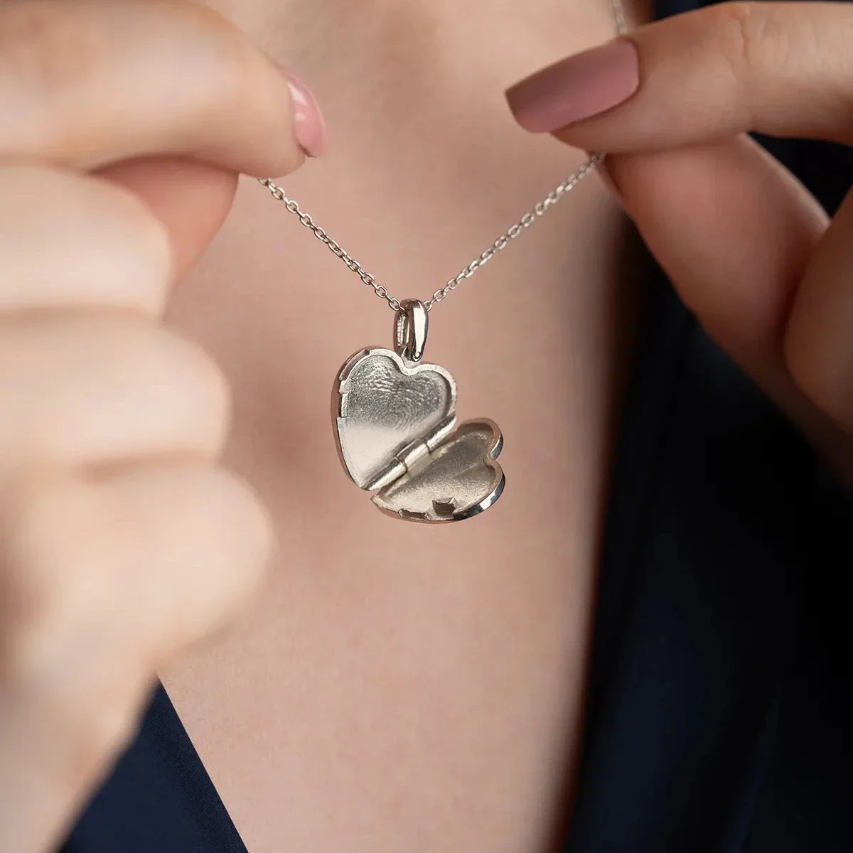 CORALE HERZKETTE | 925 SILBER