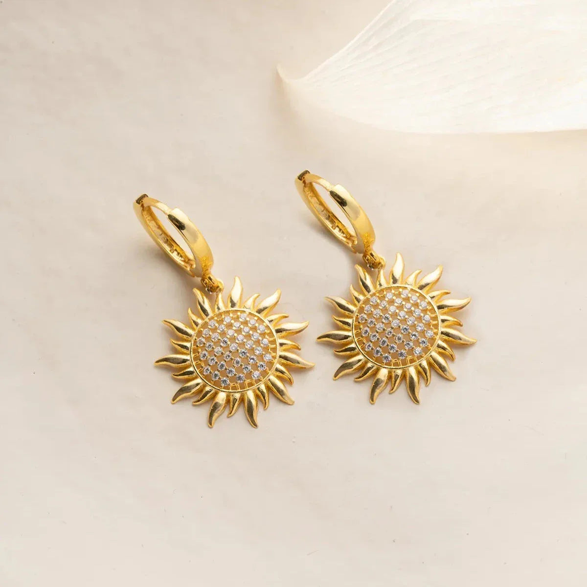 SONNE OHRRINGE | 925 SILBER