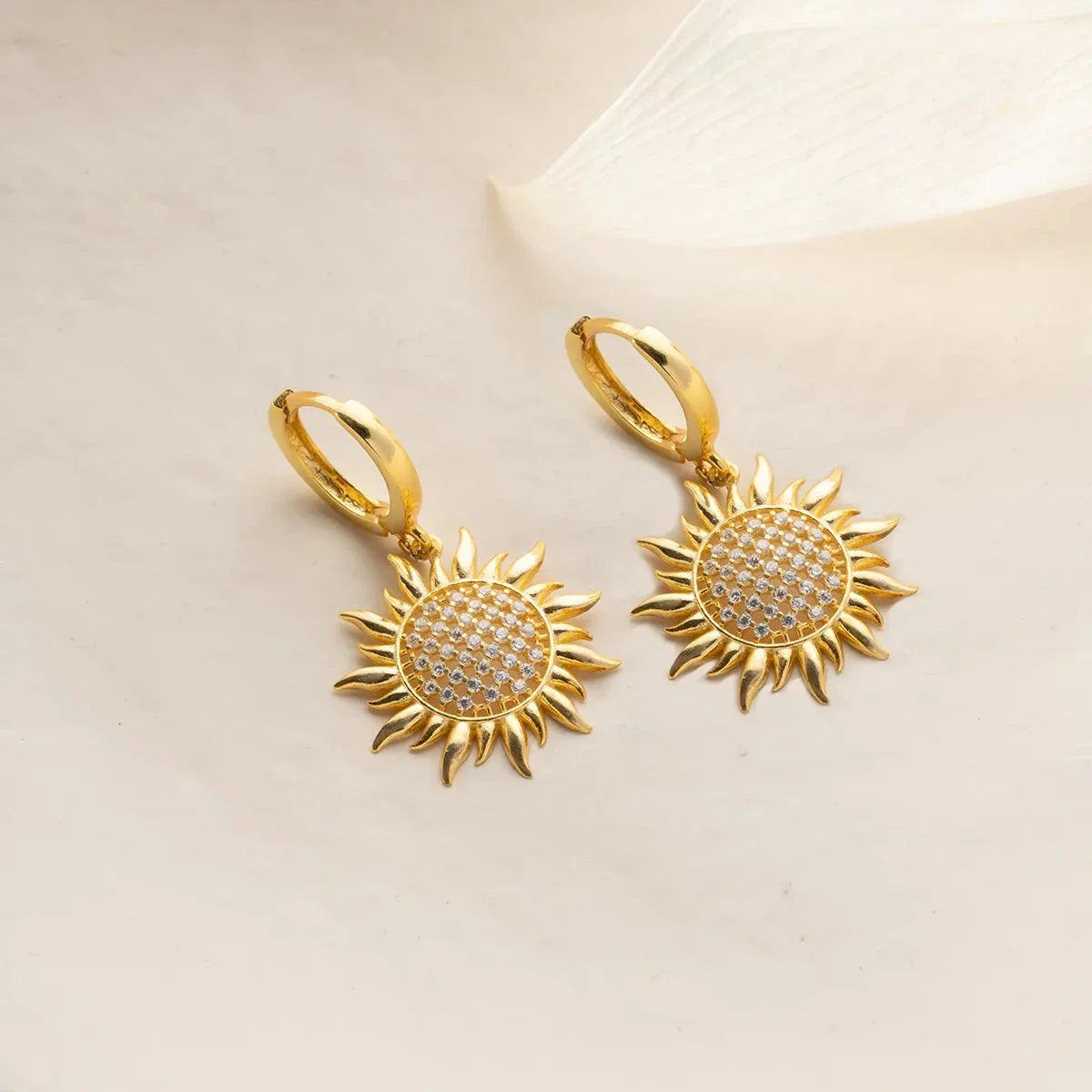 SONNE OHRRINGE | 925 SILBER