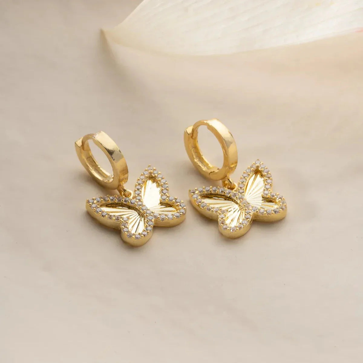 SCHMETTERLING SHINE OHRRINGE | 925 SILBER