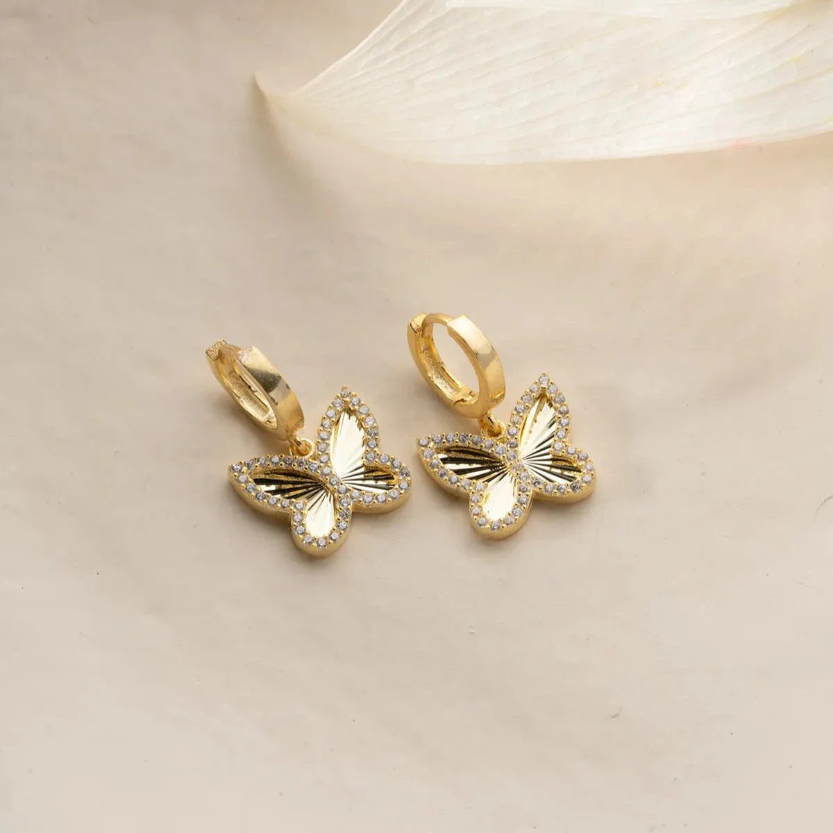 SCHMETTERLING SHINE OHRRINGE | 925 SILBER