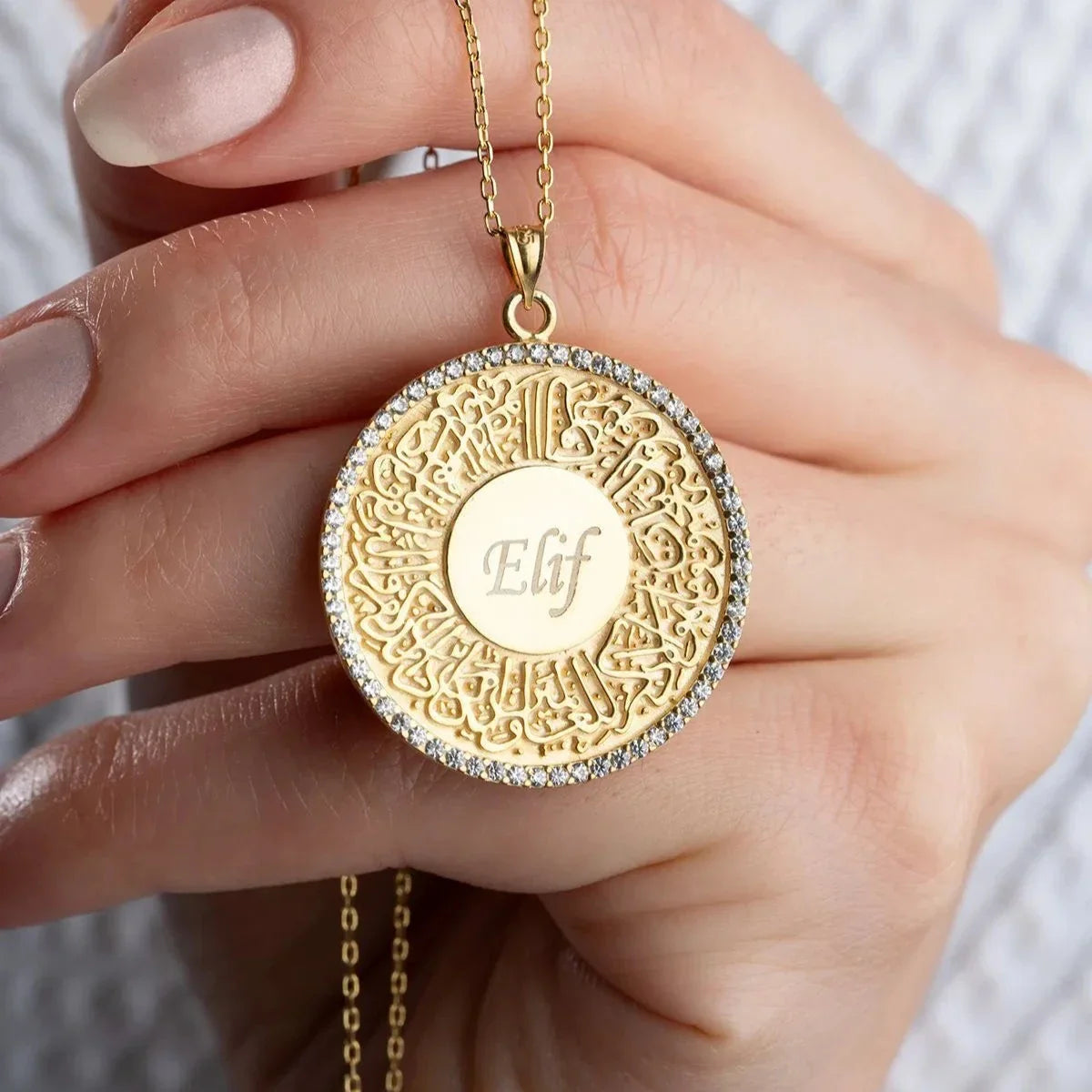 DUA GRAVUR HALSKETTE | 925 SILBER