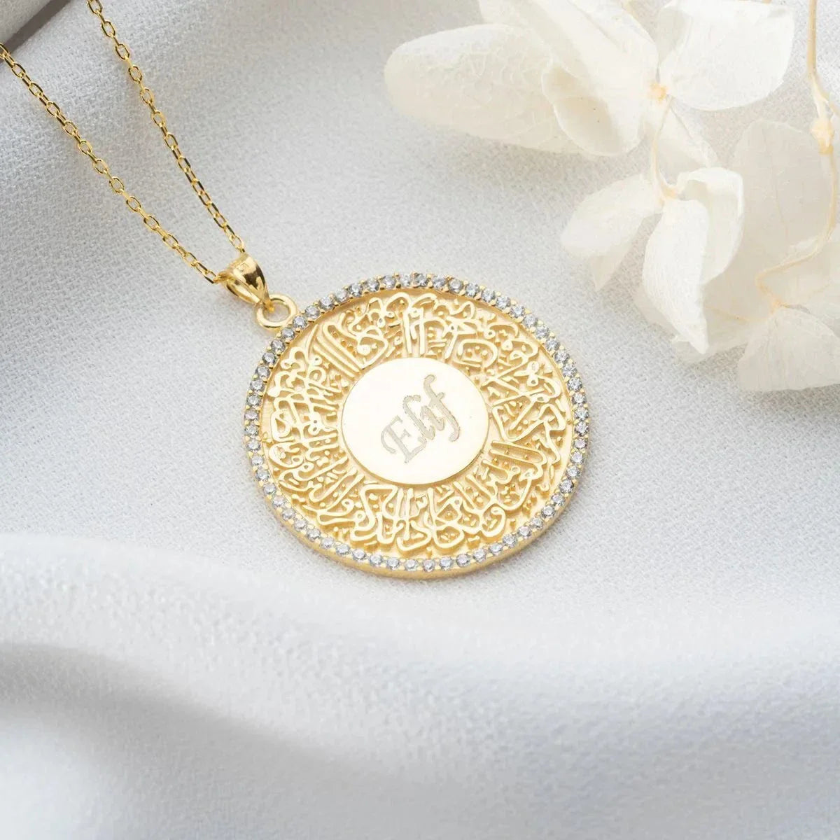 DUA GRAVUR HALSKETTE | 925 SILBER