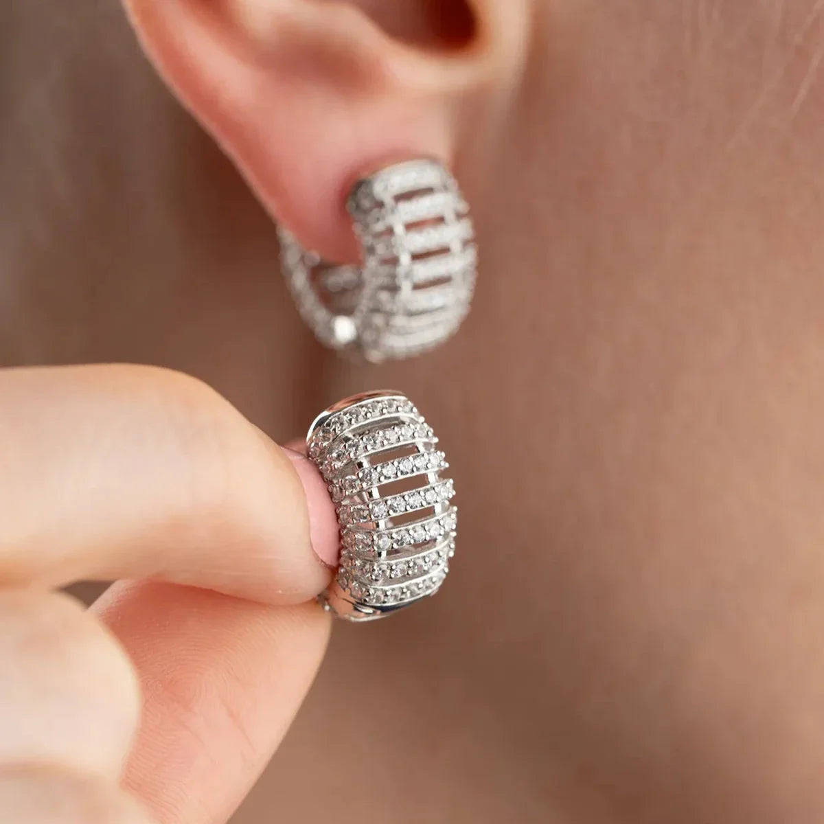 LUNARE OHRRINGE | 925 SILBER