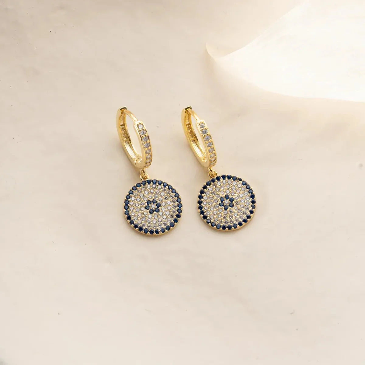 BIG EVIL EYE OHRRINGE | 925 SILBER