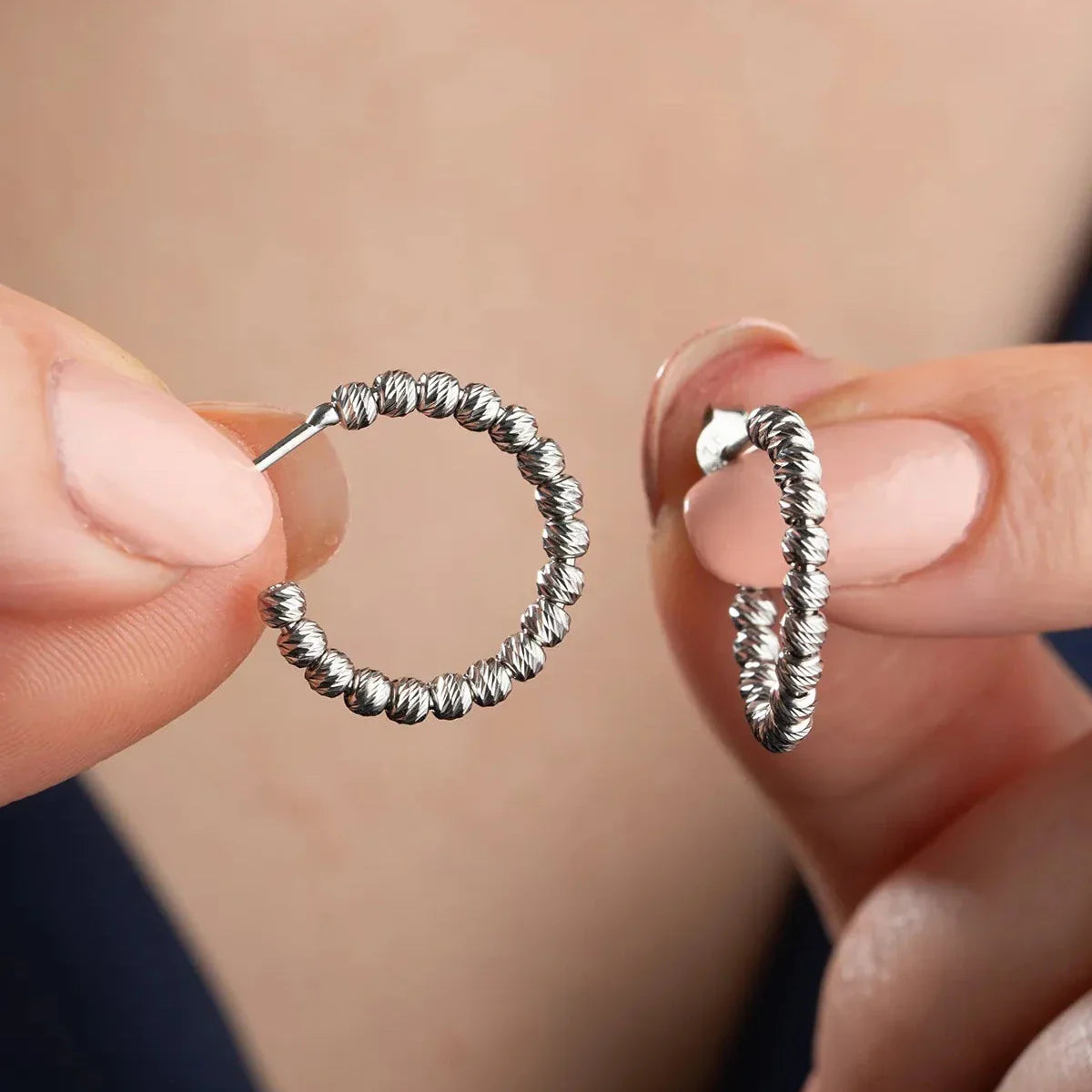 DORIKA SCHLICHTER OHRRING | 925 SILBER