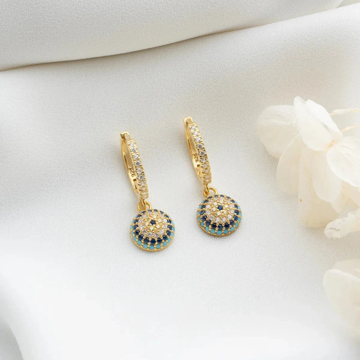 NAZAR AUGE OHRRING | 925 SILBER