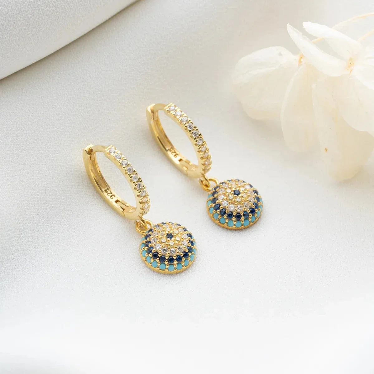 NAZAR AUGE OHRRING | 925 SILBER