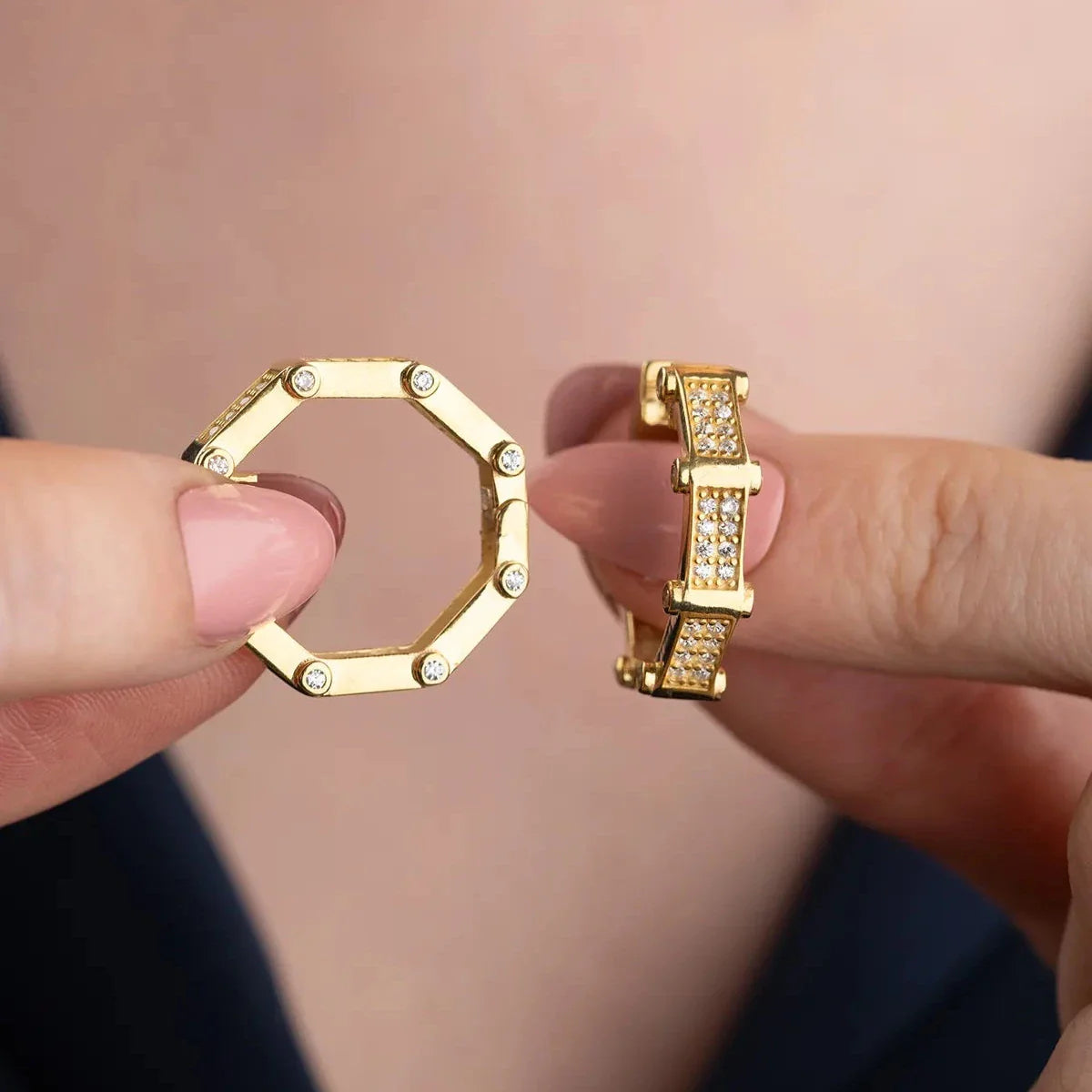 TREND MEDIUM OHRRINGE | 925 SILBER