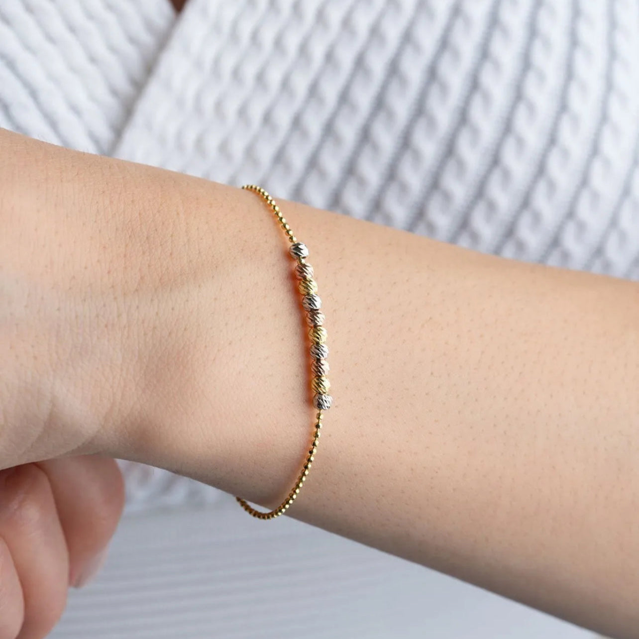 TRICOLOR DORIKA ARMBAND | 925 SILBER