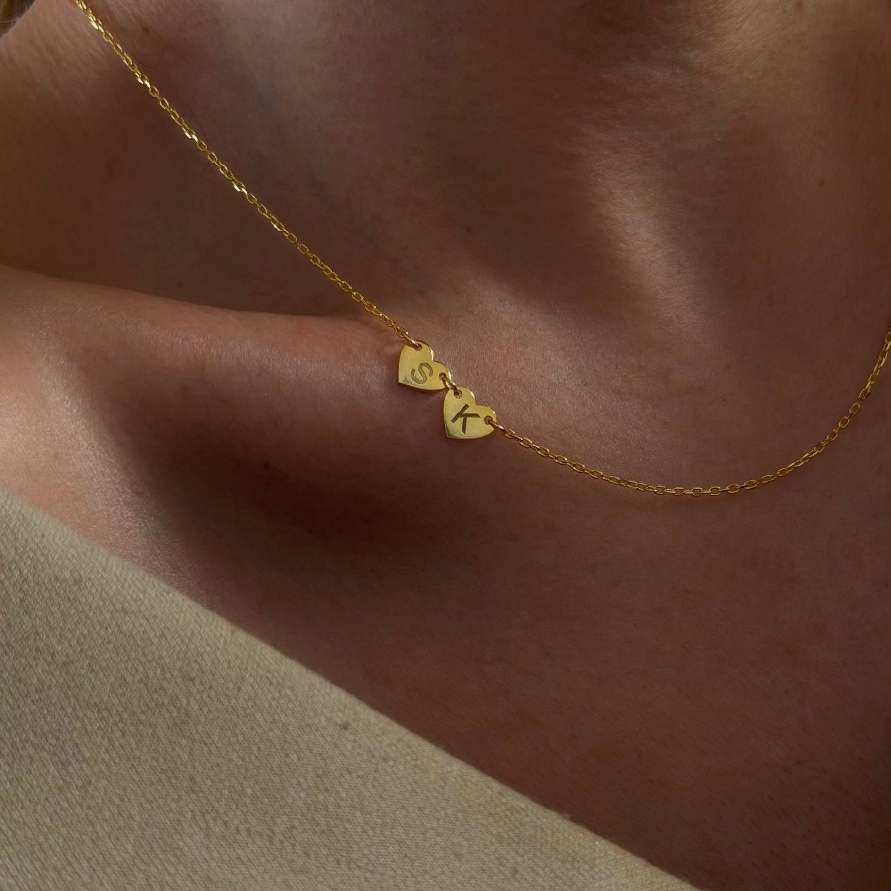 HERZ GRAVUR HALSKETTE | 925 SILBER