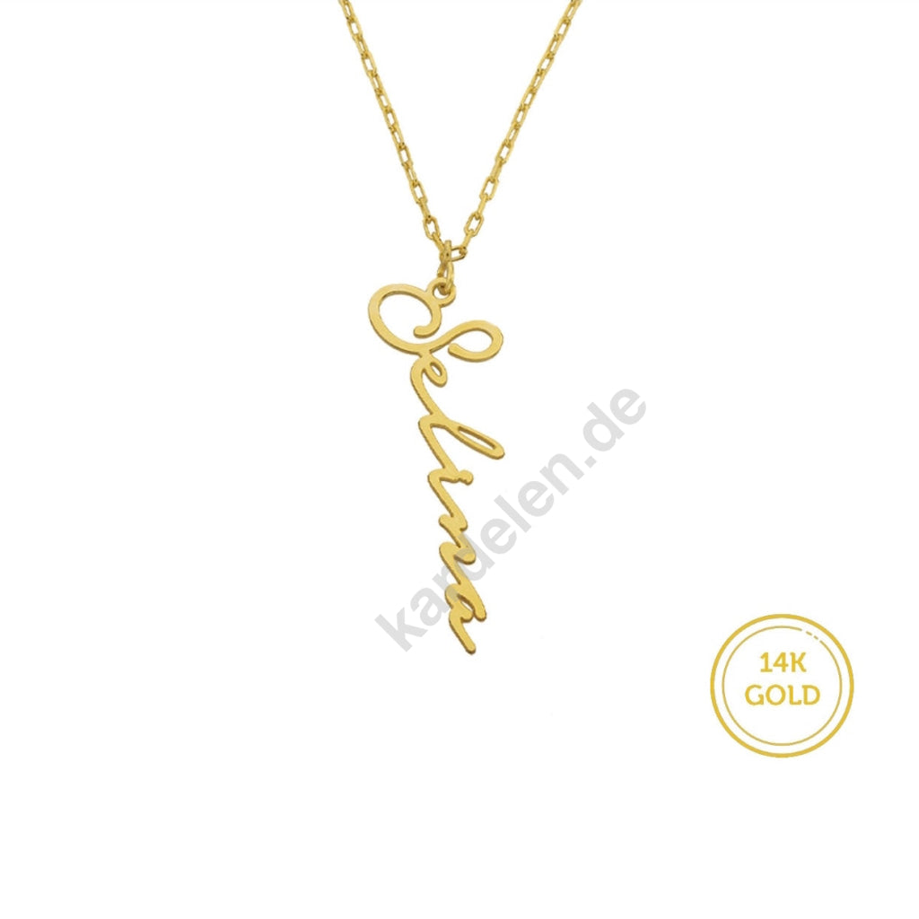 14K GOLD SIGNATUR NAMENSKETTE (7245812695085)