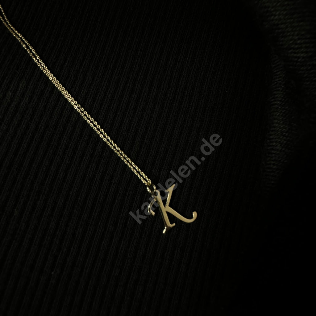 14K GOLD MINIMAL LETTER NECKLACE (8557755236695)