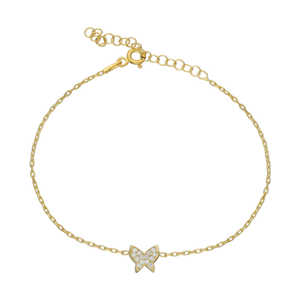 MINIMAL BUTTERFLY BRACELET | 925 SILVER