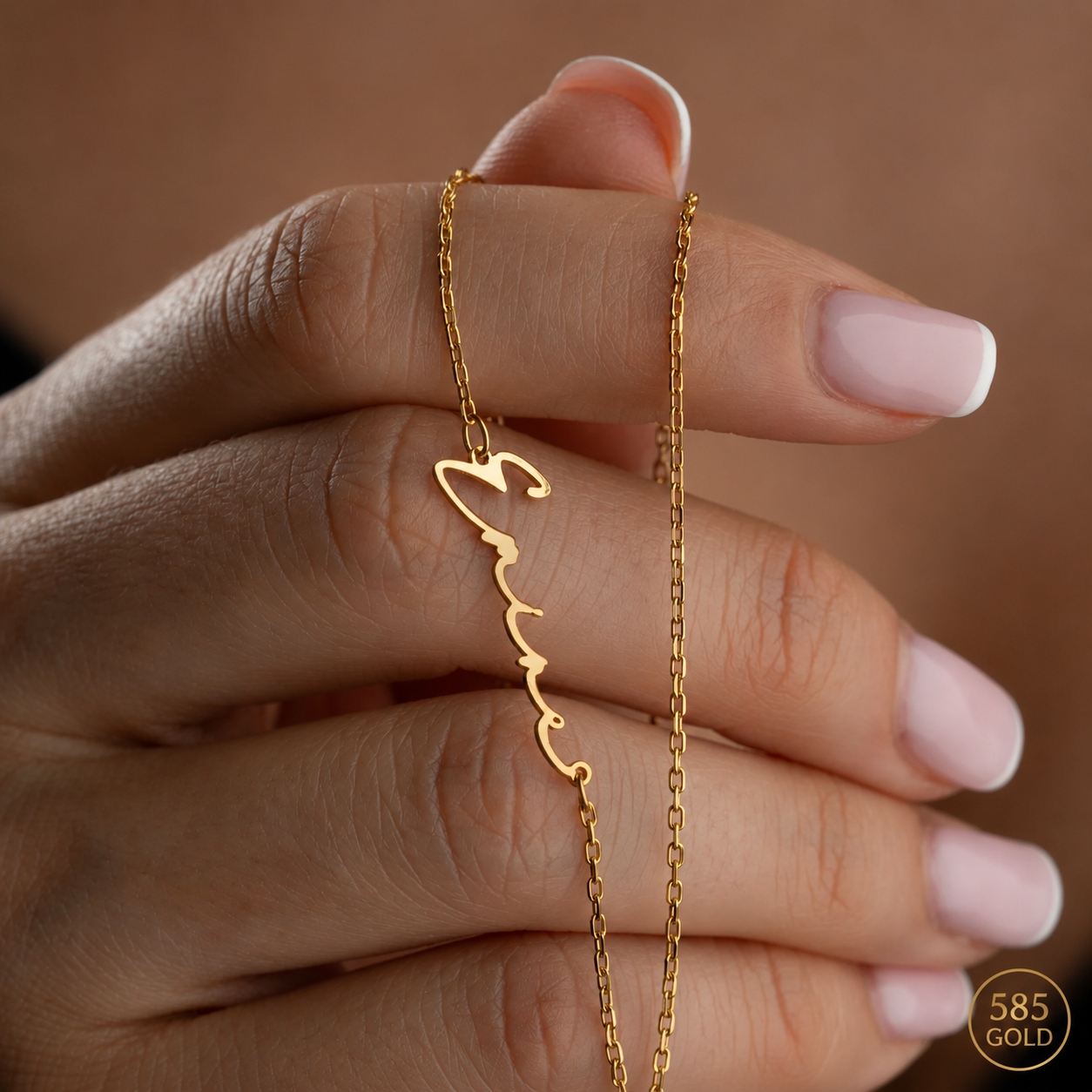 MINIMAL NAMENSKETTE | 14K GOLD
