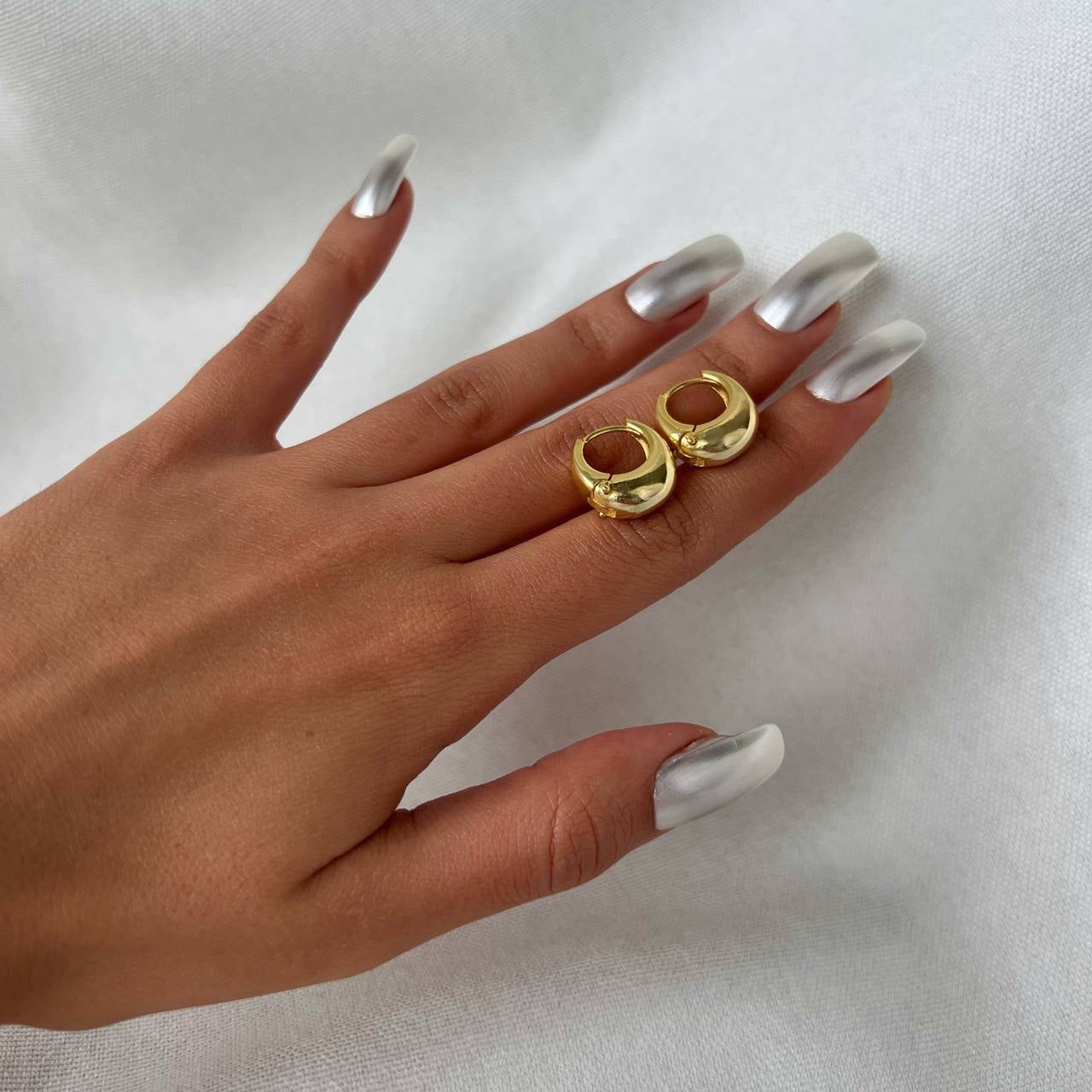 Chunky Hoop Ohrring (6994349391917)