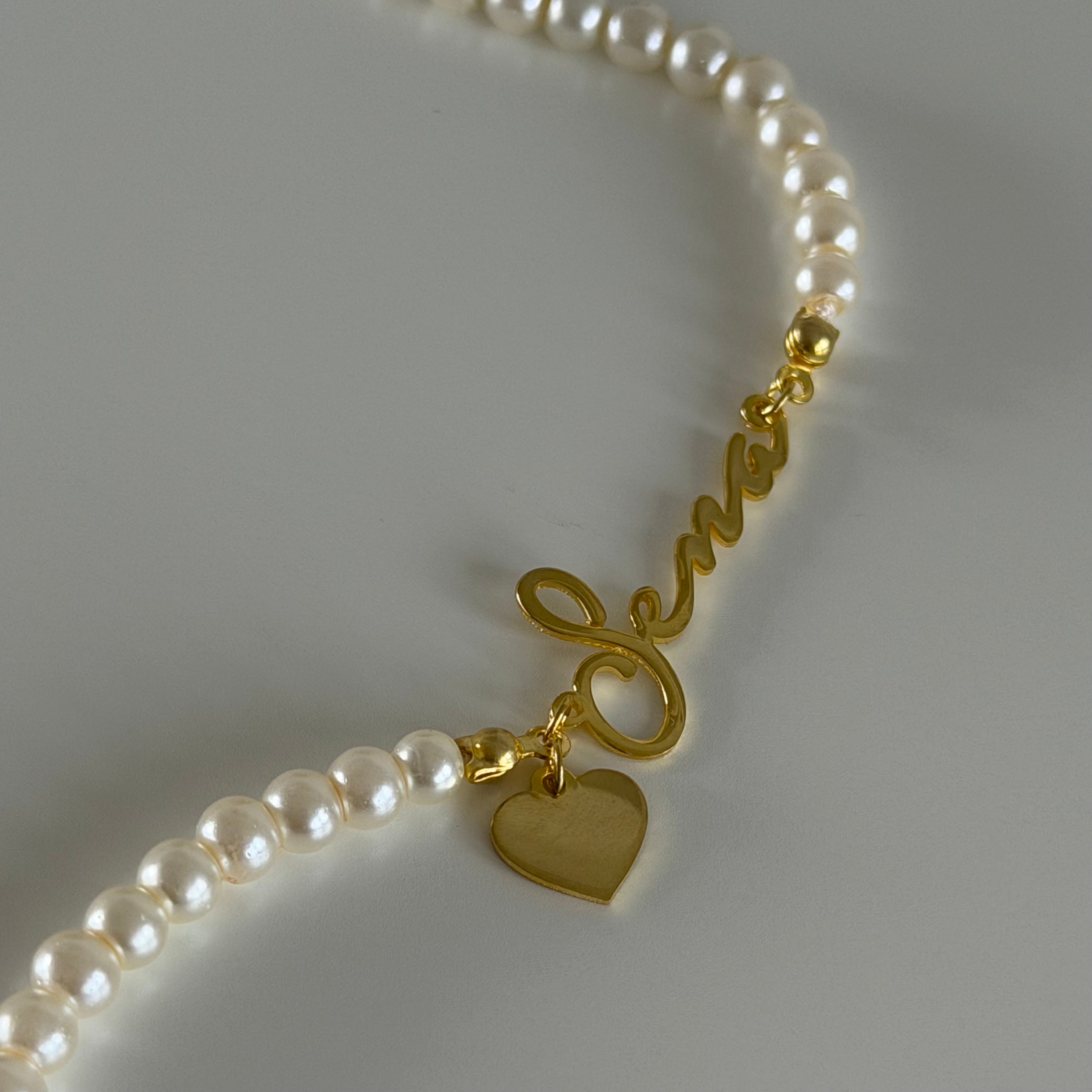 PEARL NAMENS ARMKETTE | 925 SILBER