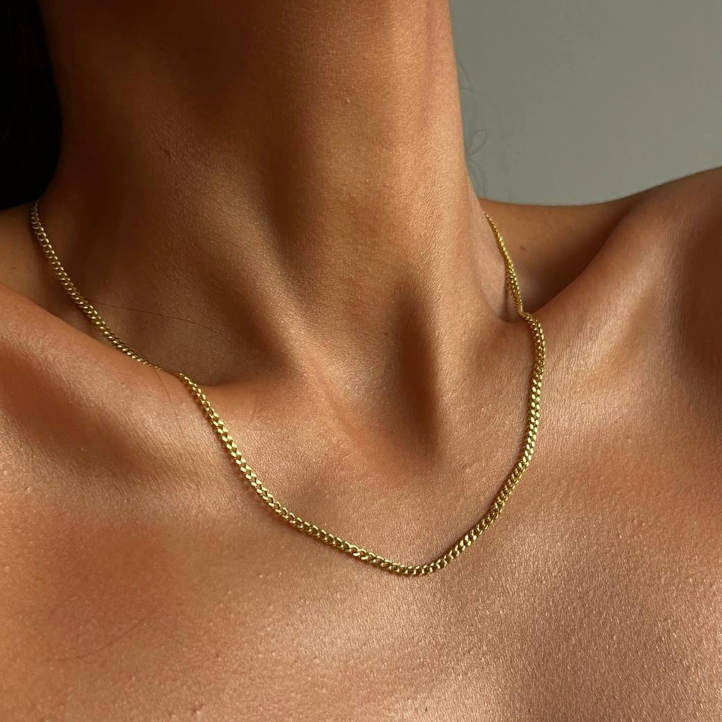 CUBAN HALSKETTE | 925 SILBER