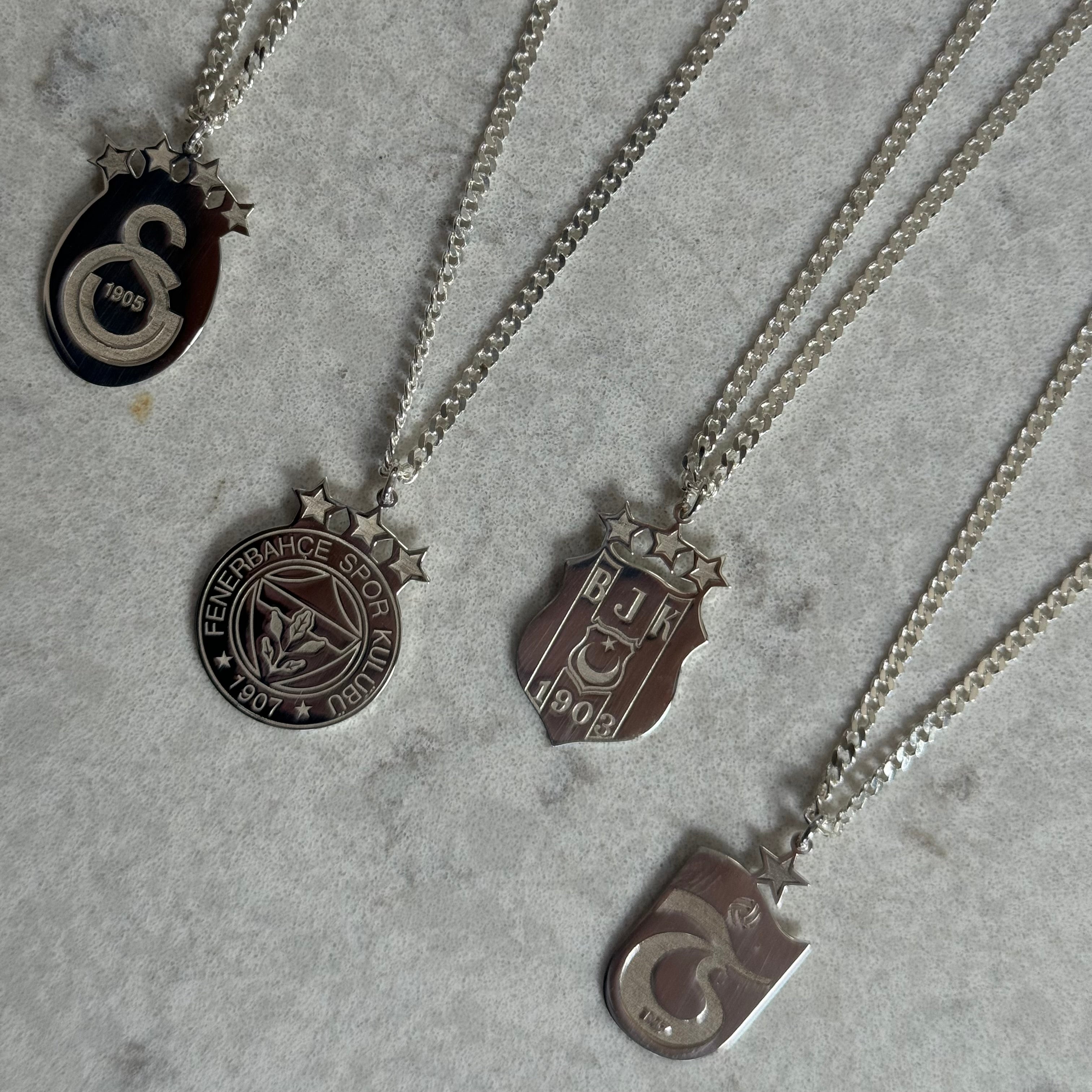 MANNSCHAFTS HALSKETTE | 925 SILBER