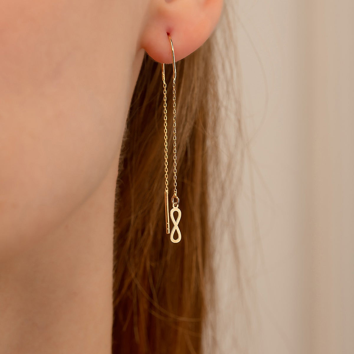 INFINITY OHRRINGE | 14K GOLD